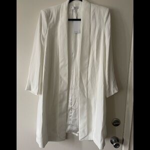 NWT Mango Ivory Duster Blazer